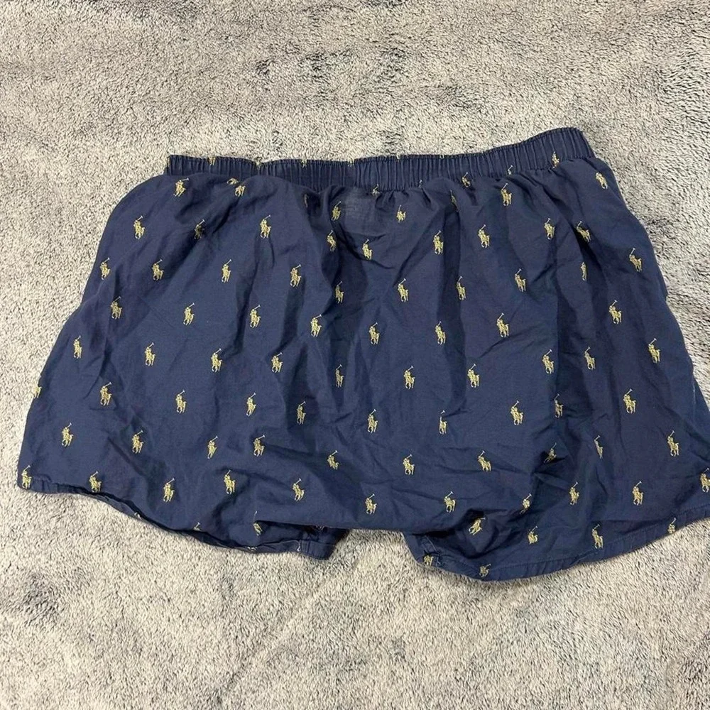 Polo Ralph Lauren Navy Pony Boxer Shorts Men's Large